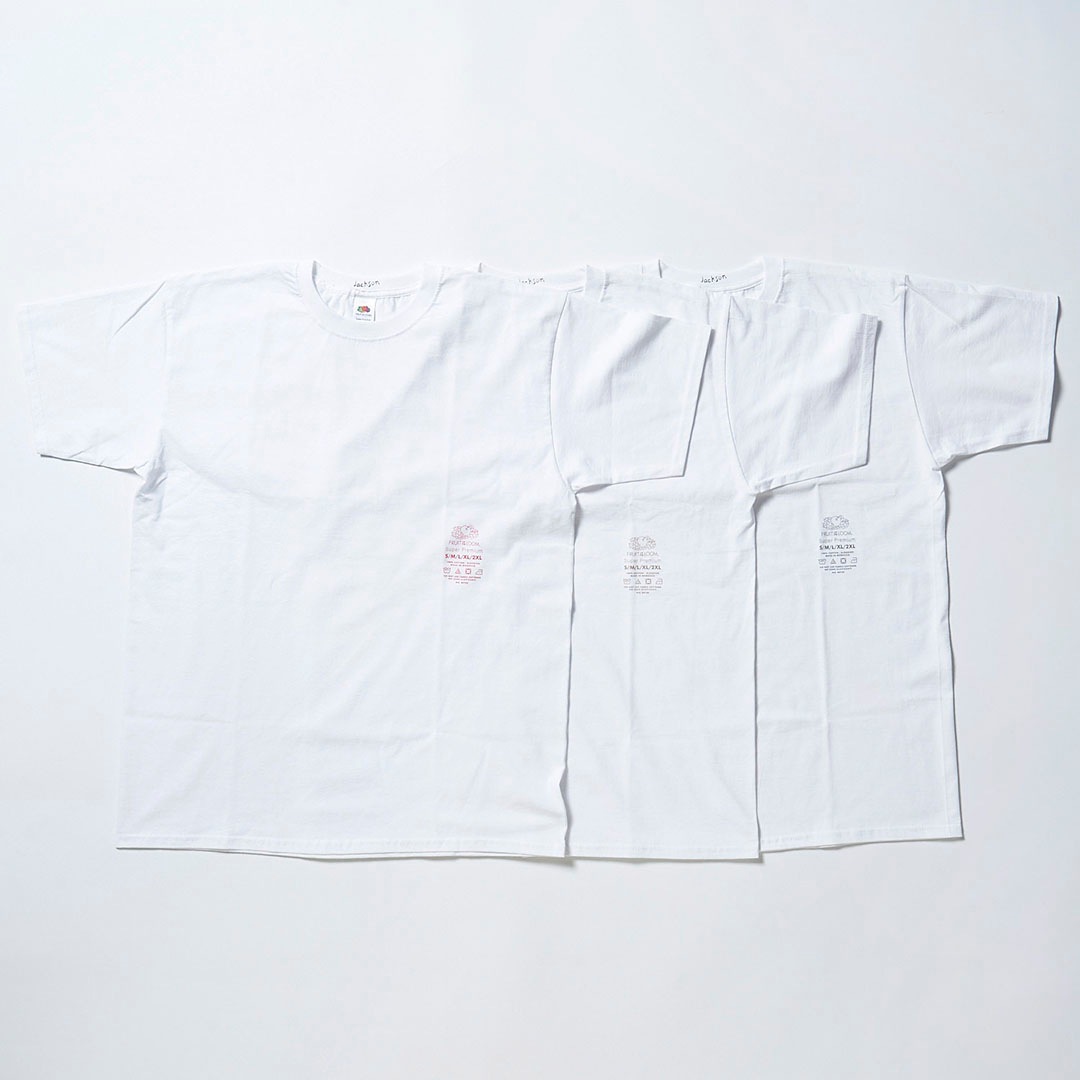 FRUIT OF THE LOOM×JM Logo Pack Tee