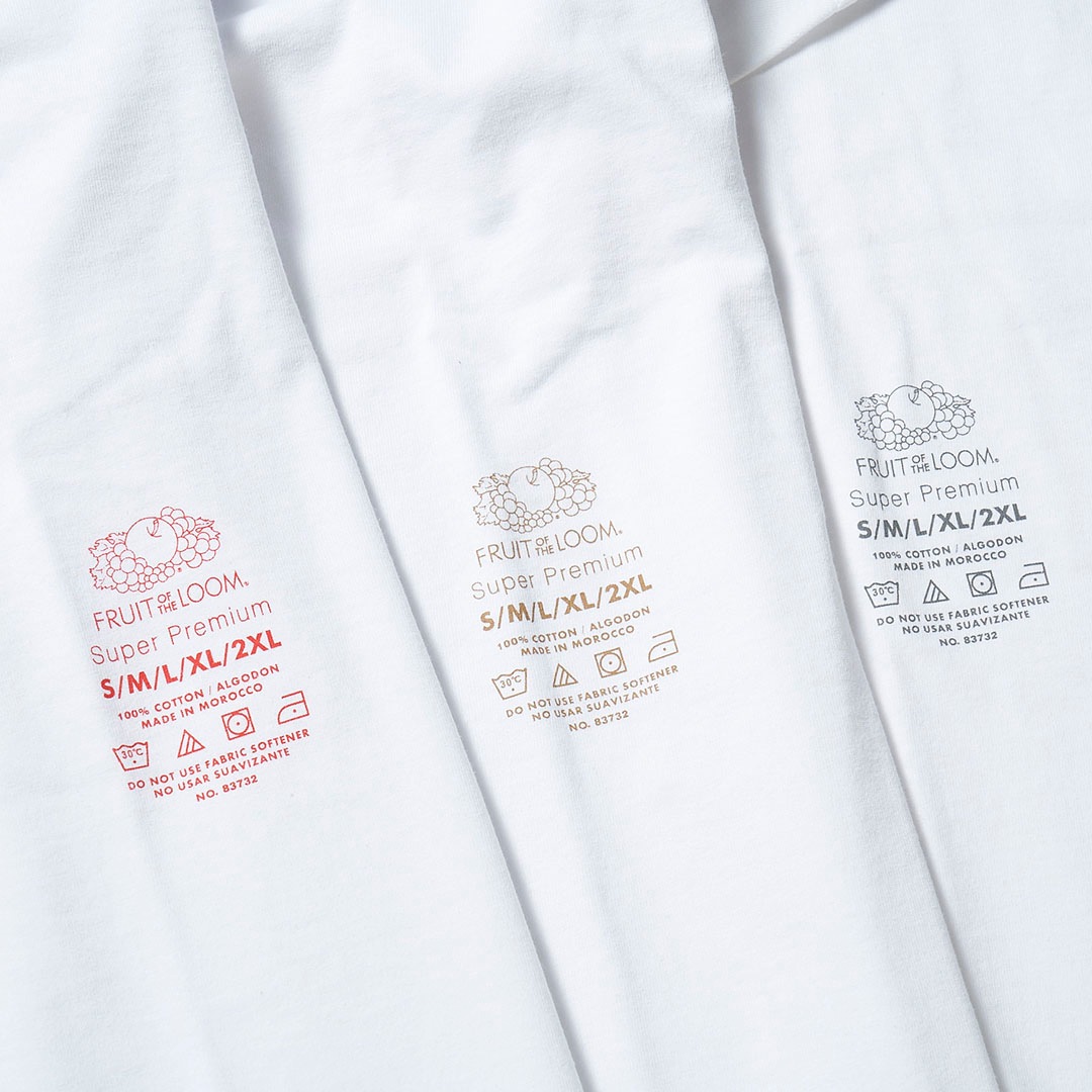 FRUIT OF THE LOOM×JM Logo Pack Tee