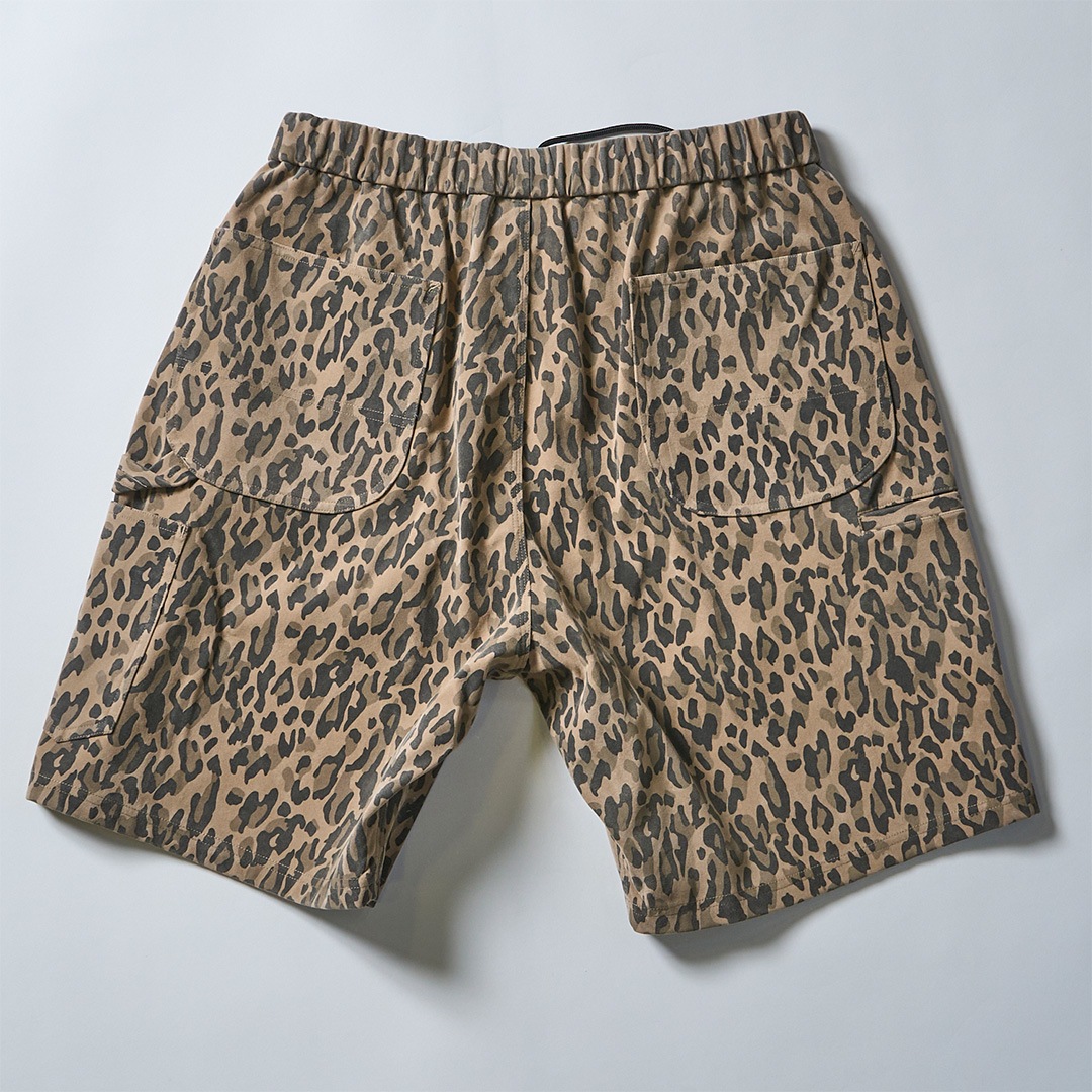 Suede Leather Work Shorts
