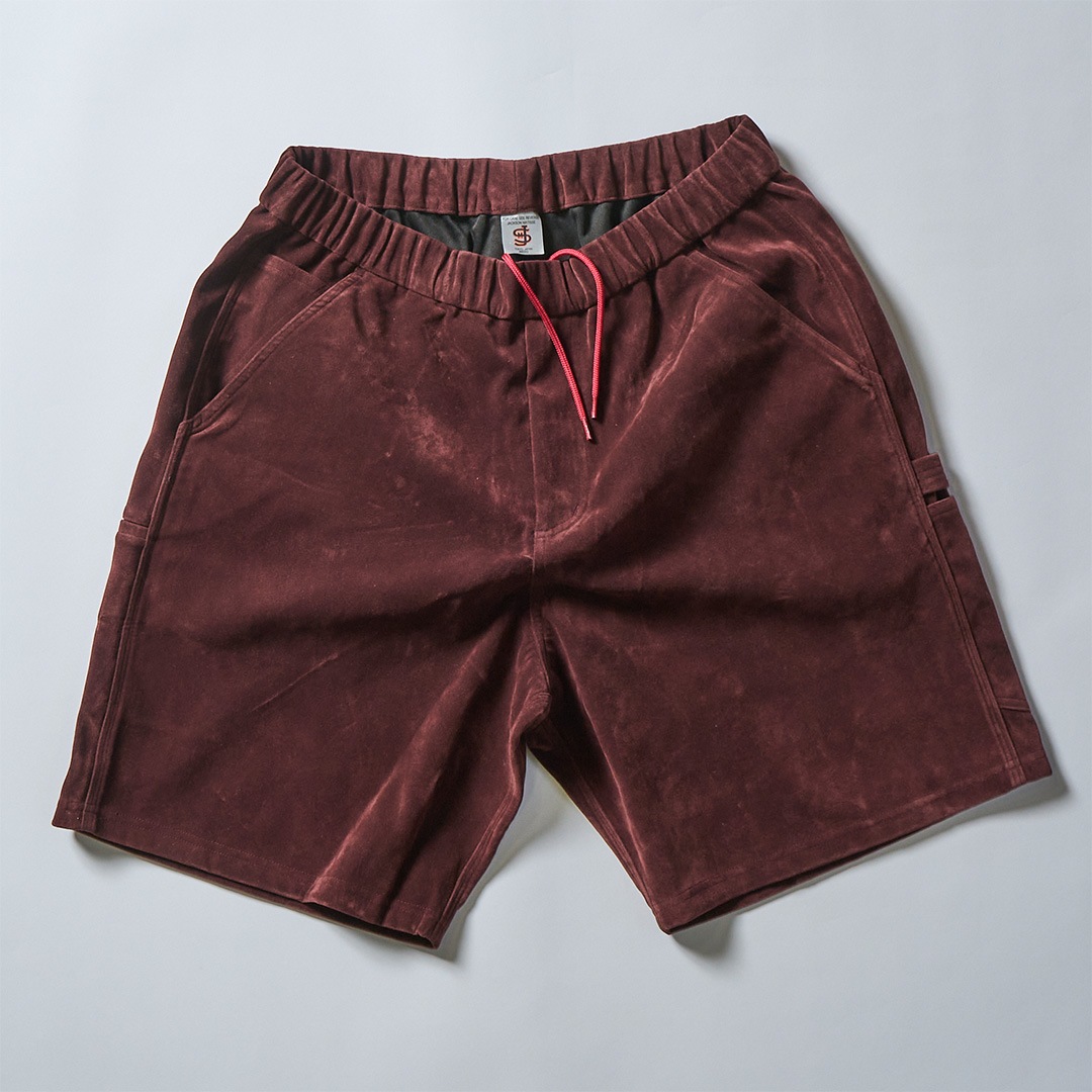 Suede Leather Work Shorts