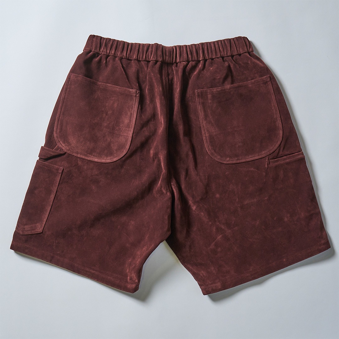 Suede Leather Work Shorts