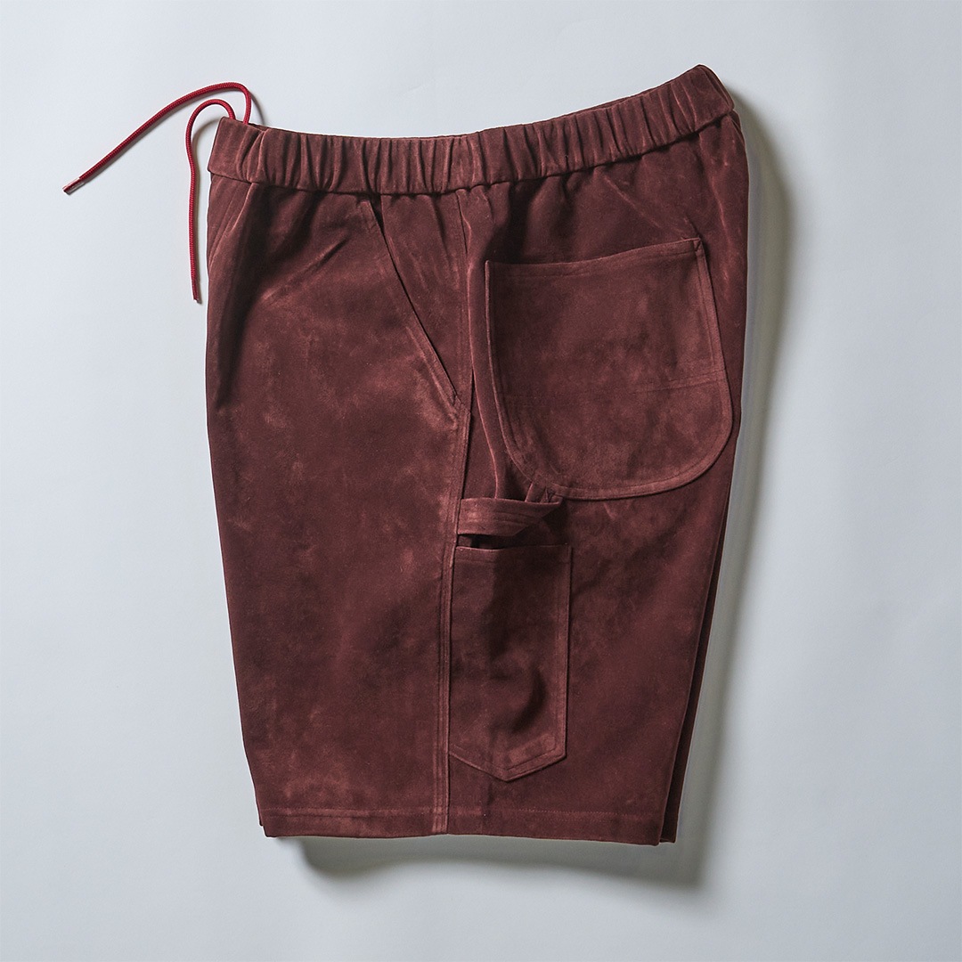 Suede Leather Work Shorts