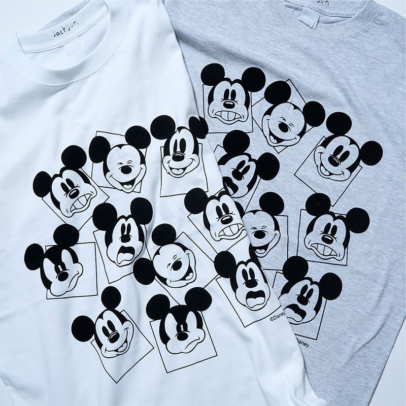 MickeyMouse Multi-Face Longsleeve Tee