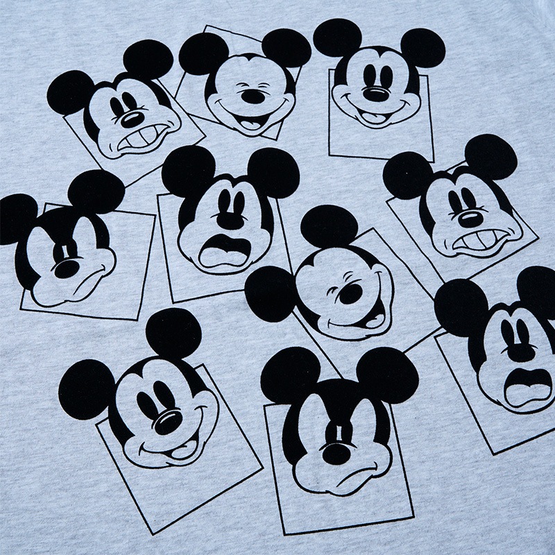 MickeyMouse Multi-Face Longsleeve Tee