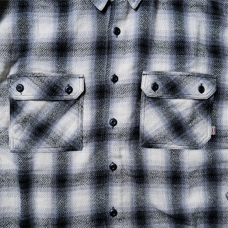SAFARI×JM Light-weight flannel shirt