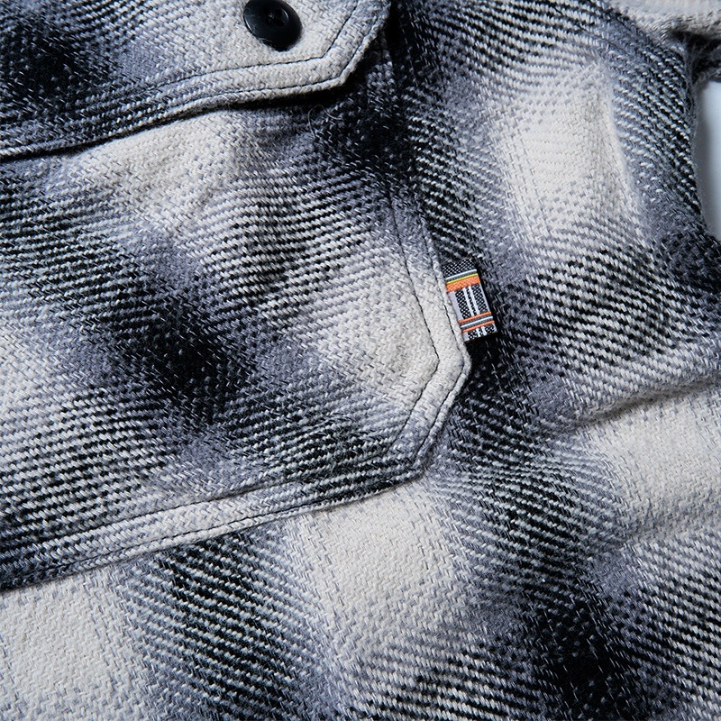 SAFARI×JM Light-weight flannel shirt