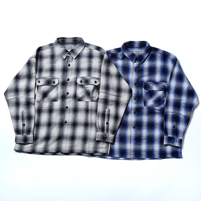 SAFARI×JM Light-weight flannel shirt