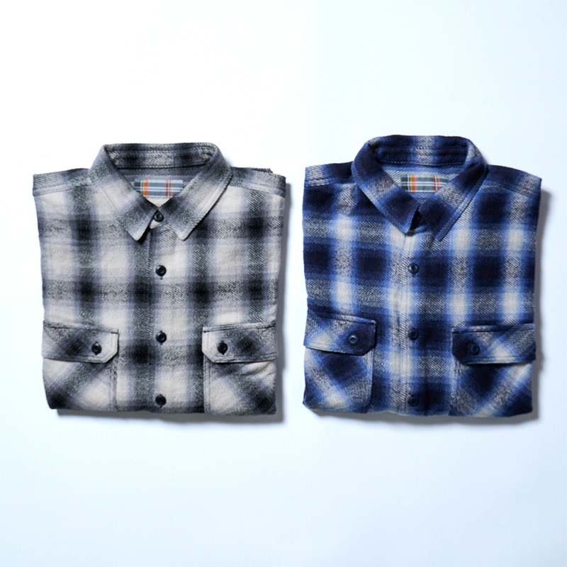 SAFARI×JM Light-weight flannel shirt