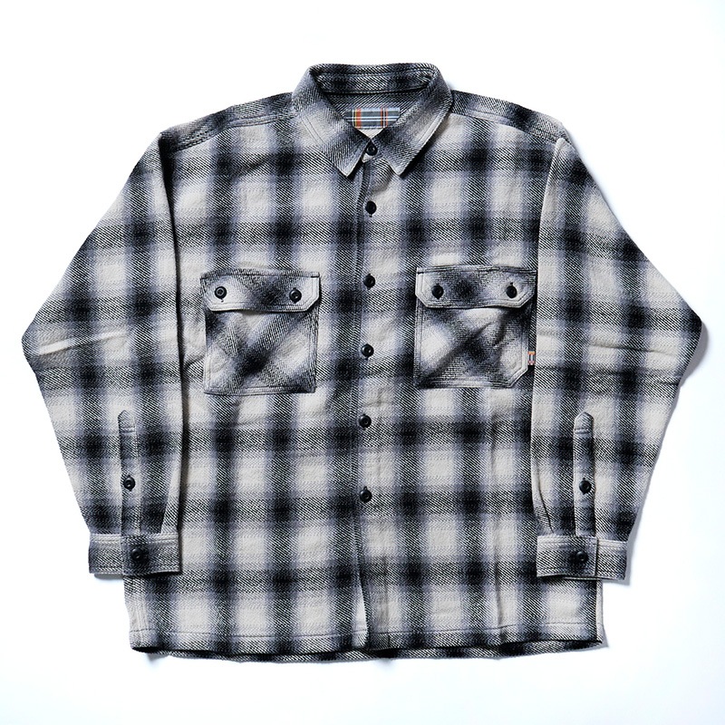 SAFARI×JM Light-weight flannel shirt