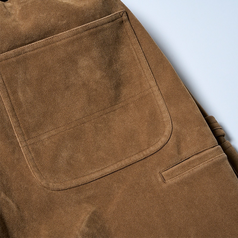 Suede Leather Work Shorts