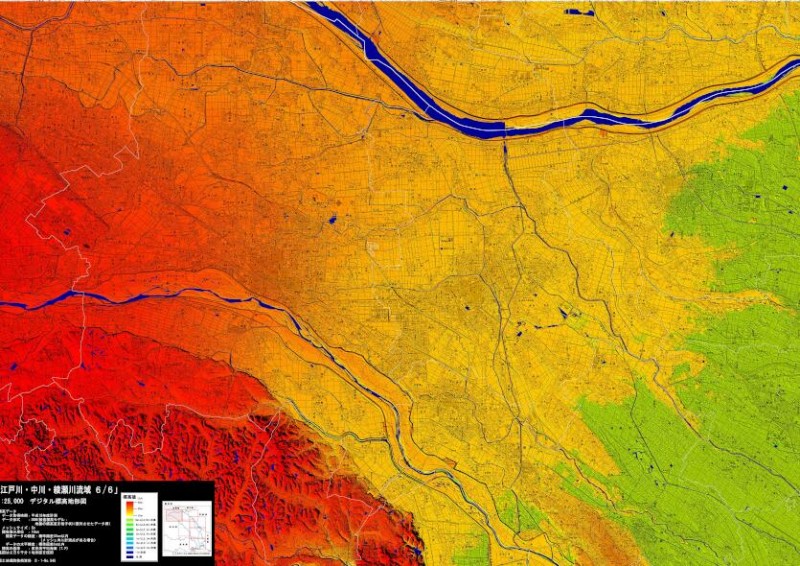 1:25,000�ǥ�����ɸ���Ϸ��ޡֹ�������������ή�衡6/6�� D1-545