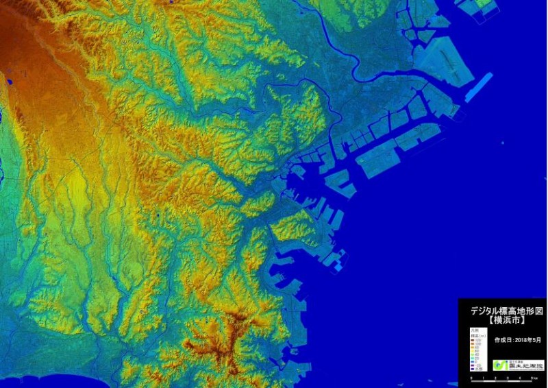 ミニチュア☆シルクグレー富士山 & 立体地図☆横浜周辺 軟質桜島立体地図 | (アーカイブ)立体地図・地形模型の製作