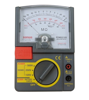 絶縁抵抗計 PDM-5219S | 電設作業工具,検電器,電流・電圧・抵抗測定器