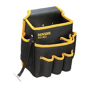 電工キャンバスハイポーチ ND-863 | 電設作業工具,腰回り品・安全保護