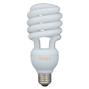 蛍光灯・電球 lady fashion エコなボール 電球形蛍光灯 E17 40W相当 昼光色 8W 84mm｜EFA10ED/8
