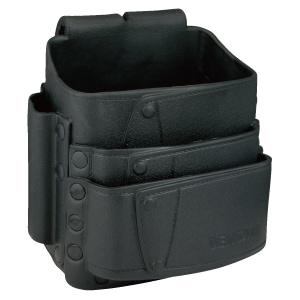 ソフトプラポーチ DPP-864M-BK | 電設作業工具,腰回り品・安全保護具