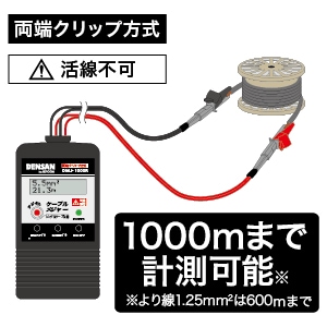 デジタルケーブルメジャー (シングルケーブル用) DMJ-1000R デジタルケーブルメジャー（シングルケーブル） DMJ-1000R | 電設作業