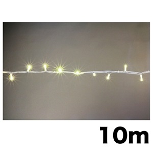 ジェフコム LEDルミネーション 連結タイプ LEDストリング 30m 単色 ホワイト SJ-E05-30WW ジェフコム LEDルミネーション（連結タイプ） LEDストリング 10m 赤