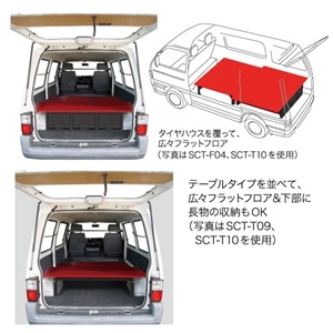 バンキャビネット（テーブル） SCT-T10 | 電設作業工具,車載用収納