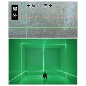 グリーンレーザーポイントライナー LBP-9GRS | 電設作業工具,レーザー