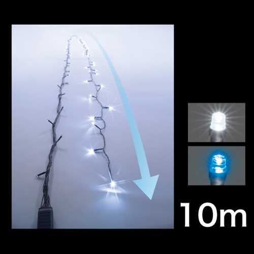 ジェフコム SJ-S05-10WB LEDストリングフォール 発光部品のみ デンサン DENSAN LEDストリングフォール（SJシリーズ）｜ジェフコム(株)-電設工具・電気