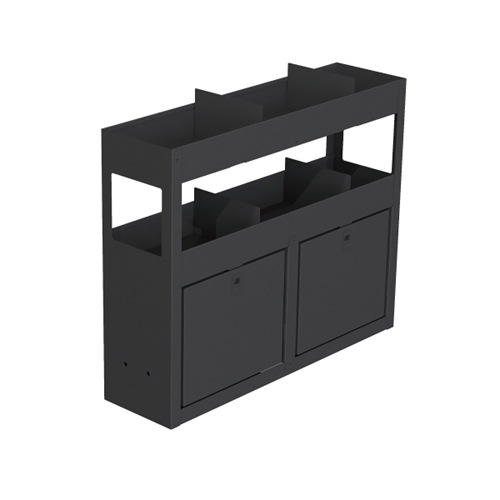 ジェフコム バンキャビネット(サイド棚) メーカー直送 左右兼用 SCT-S04 ジェフコム 車載収納棚 バン