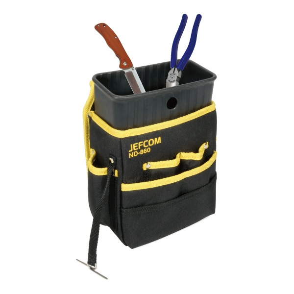 電工キャンバスハイポーチ（ケースインセット） ND-860-CS4 | 電設作業