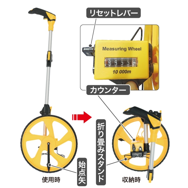 ウォーキングカウンター WMJ-320 | 電設作業工具,計測器,メジャー