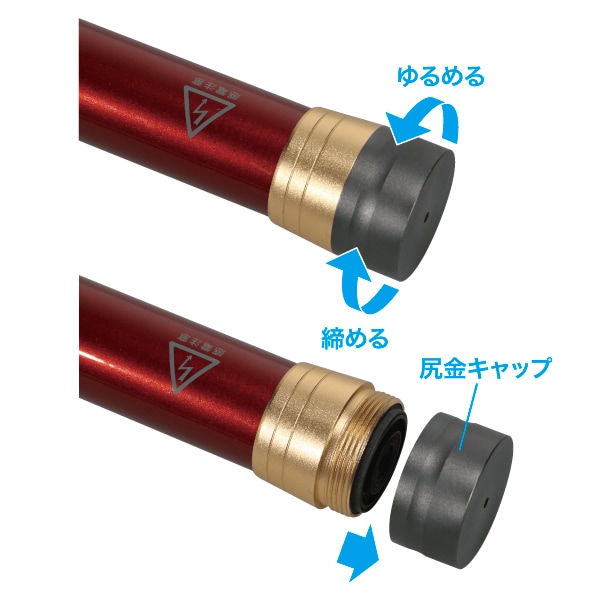 レッドフィッシャー 尻金キャップ DRXF-8-ED | 通線工具,ケーブル索引