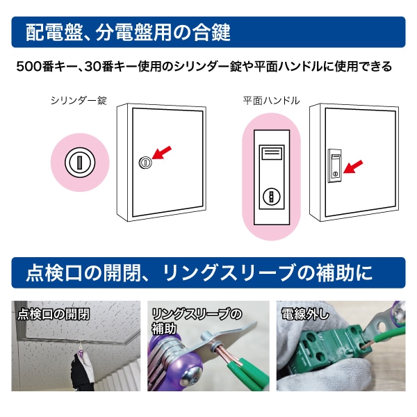 盤用マルチキー BMK-9 | 電設作業工具,ドライバー・レンチ,盤用マルチ