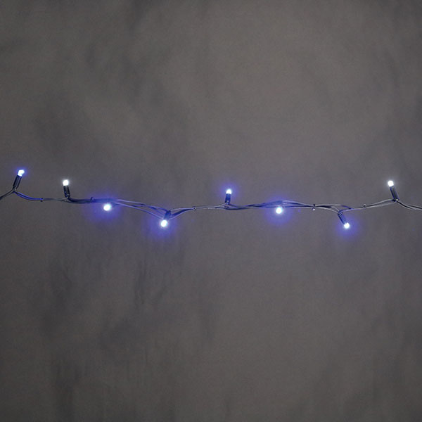 LEDストリングSJX ランダム点滅タイプ 10m 屋外用 ローボルトタイプ 24V SJX-NHA05-10WL デンサン DENSAN