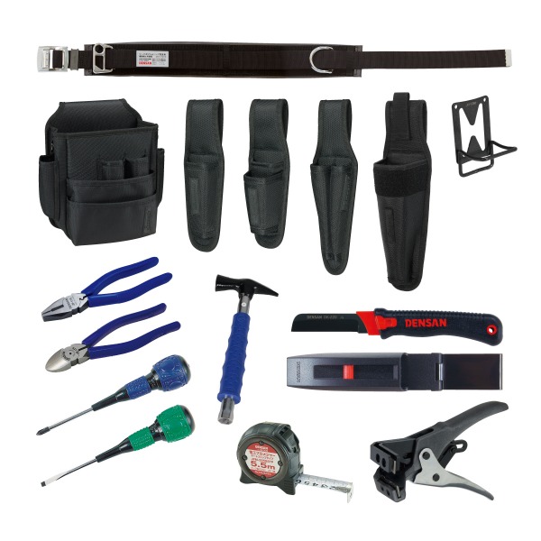 新人道具15点セット SJT-15SET-B | 電設作業工具,新人工具セット