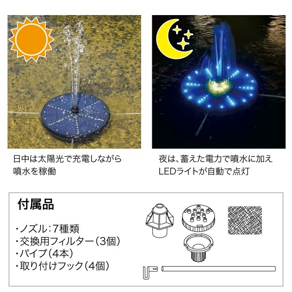 LEDフロート（ソーラー充電タイプ） SLS-FL-A | すべての商品