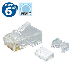 MJHA808TC  モジュラープラグ　CAT6   100個 Amazon.co.jp: ジェフコム カテゴリー6モジュラープラグ 貫通タイプ