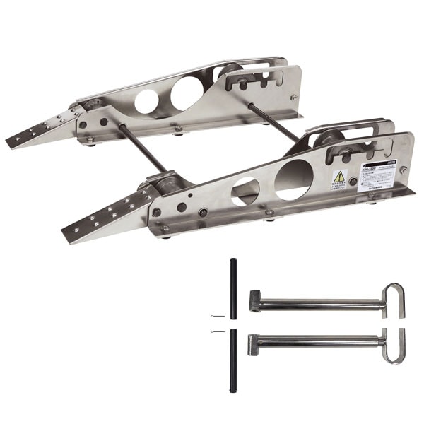 鉄製ケーブルローラースタンド 2台セット 鉄製ケーブルローラースタンド 2台セット