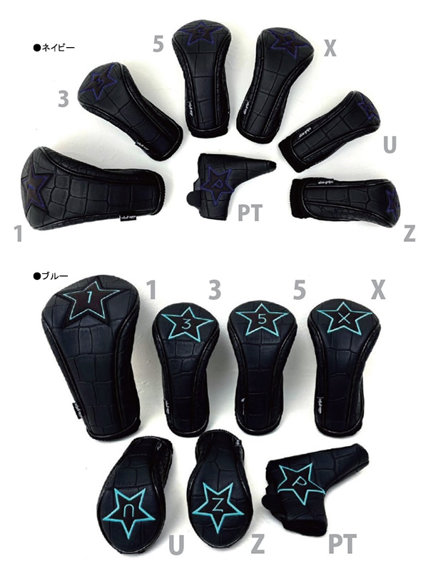 elite grips★高級レア限定品★ヘッドカバー全セット付き★値下げしました ♪【23年モデル】エリートグリップ クロコダイル ヘッドカバー7点