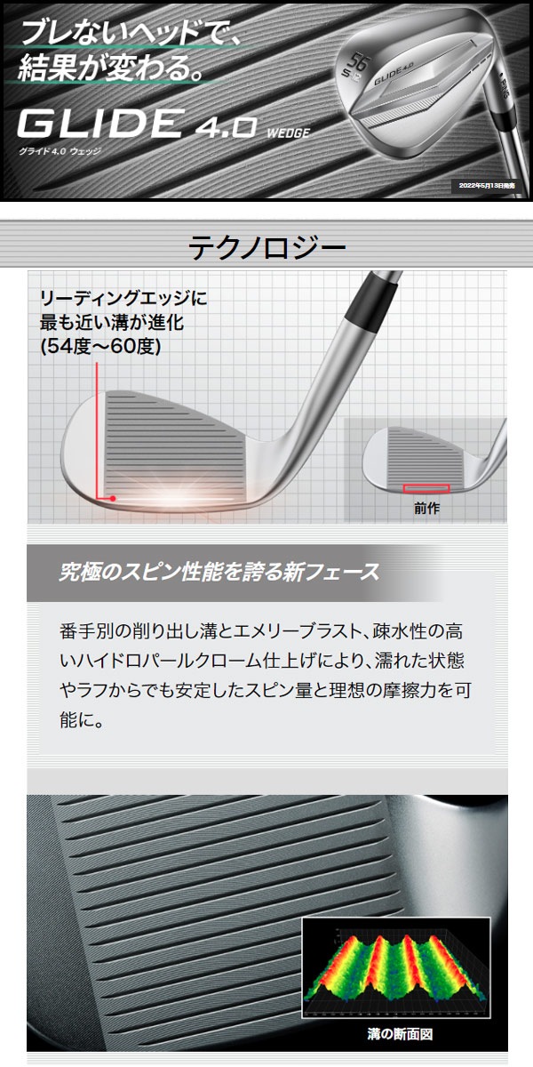 大特価】【22年モデル】 ピン グライド4.0 ウェッジ Sグラインド [N.S.