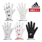 3�祻�å� ���ǥ����� ����� ��� �������� IKL21 �ޥ���ե��å� 24 �������� adidas golf  MULTI FIT GLOVE 22 23 24 25 26 cm �Ҽ� ���� ������ 25ET YPP