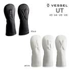�٥��� ����� LUX �إåɥ��С� HC1123 �桼�ƥ���ƥ��� HEAD COVER HC UT VESSEL GOLF �ۥ磻�� �֥�å� PEBBLED �������� 25ET 10PT