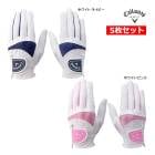 �� 5�祻�å� ����������� ����� ��ǥ����� ξ�� �������� SOLAIRE Dual Glove Women's ���쥤�� �ǥ奢�� 25 Callaway GOLF GLOVE 25SSE YPP