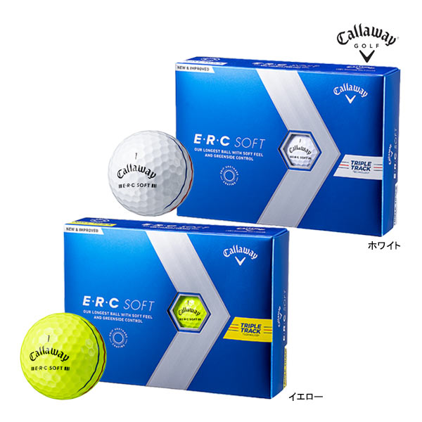 2���������å� ����������� E��R��C ���ե� �ܡ��� 23ǯ��ǥ� 2������ 24������ Callaway ERC SOFT BALL �ۥ磻�� ��������