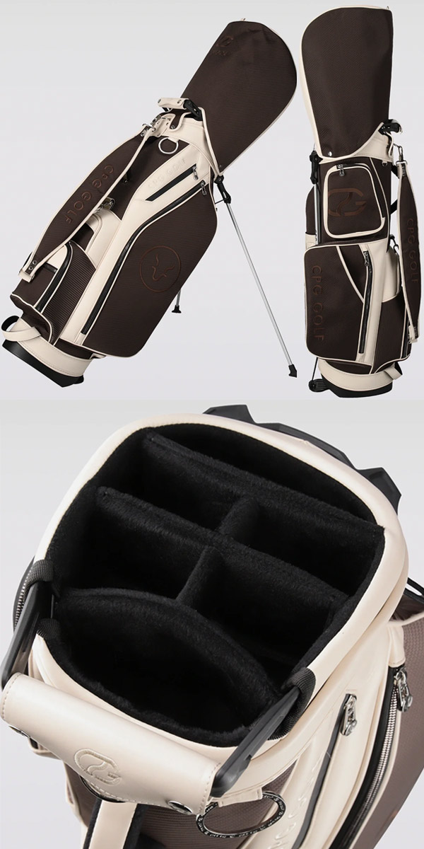 新作 シーピージー ゴルフ スタンド キャディバッグ 4519-25157 ライト