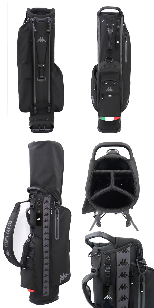 先行予約 新作 カッパ ゴルフ キャディバッグ 615-972 PE スタンド