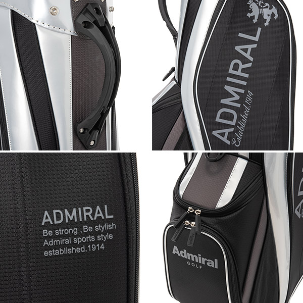 アドミラル ADMIRAL ゴルフバック 9インチ 男性用　大人気　エナメル アドミラル ADMIRAL ゴルフバック 9インチ 男性用 大人気 エナメル
