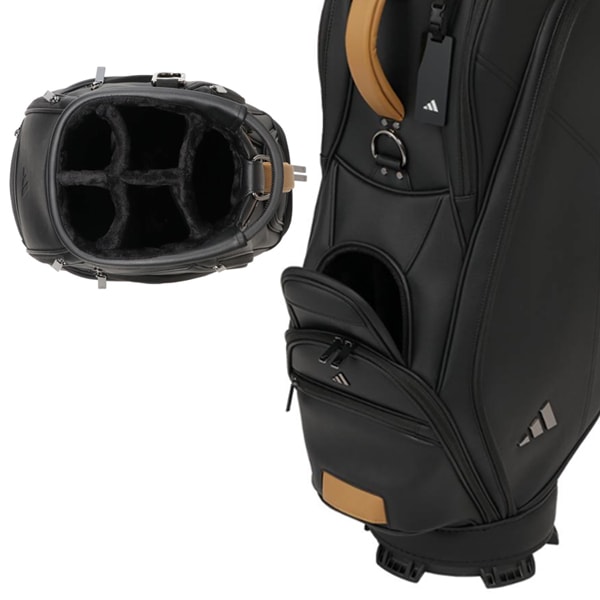 アディダス ゴルフ キャディバッグ JUT50 合成皮革 カート バッグ