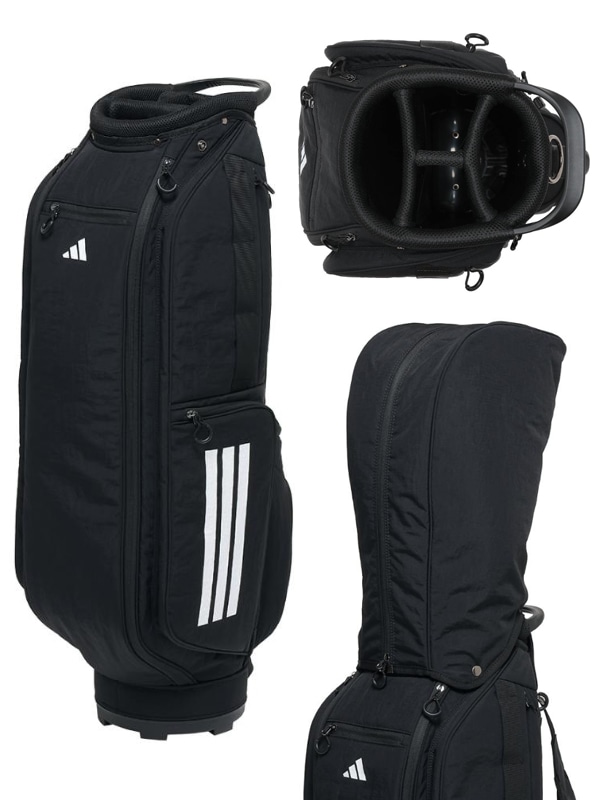 アディダス ゴルフ スリーストライプス コーデュラ キャディバッグ