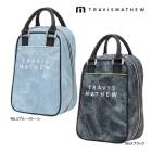 �ȥ�������ޥ��塼 25ǯ���ߥ�ǥ� ���� ����� ���塼�Хå� 7AM905 TRAVISMATHEW GOLF TM MOTIF SHOE BAG �֥롼 �֥�å� ���塼�� ������ ASR