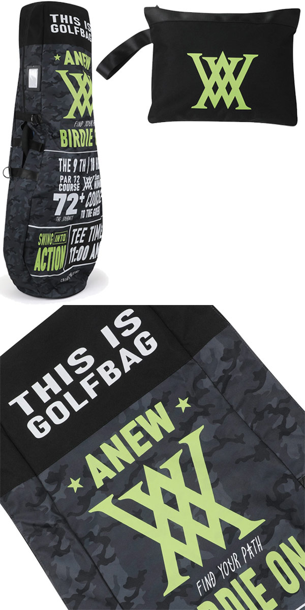 アニュー ゴルフ ロゴ グラフィック エアカバー AGFUUTC02 ANEW GOLF