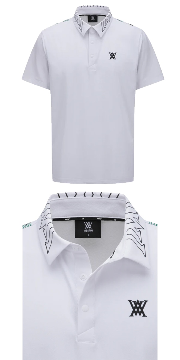 希少モデル! 美USED ANEW GOLF メンズ ニットポロシャツ アニュー 希少モデル! 美USED ANEW GOLF メンズ ニットポロシャツ アニュー 希少