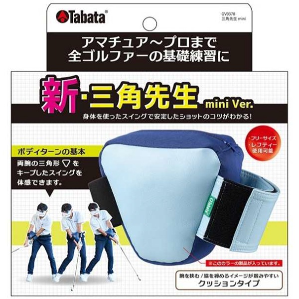 タバタ ゴルフ GV0378 三角先生mini スイング 練習器具 基礎練習 自宅